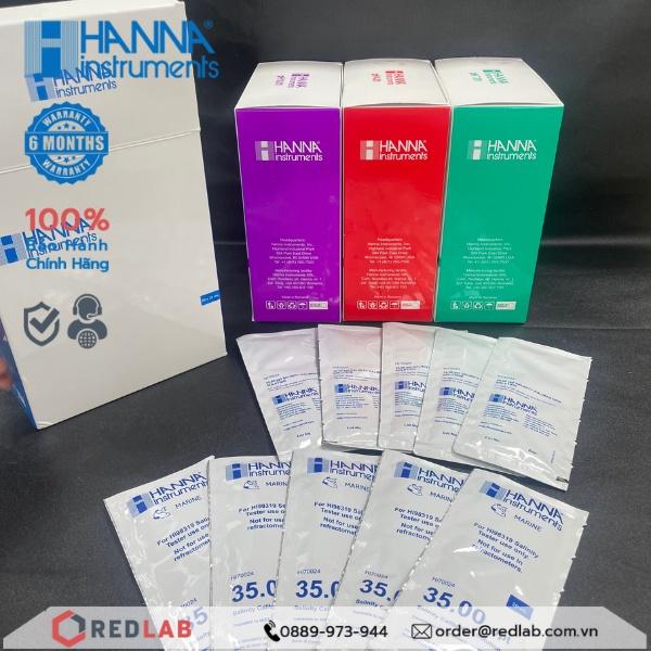 Dung dịch hiệu chuẩn độ mặn dạng gói 20ml Hanna HI70024