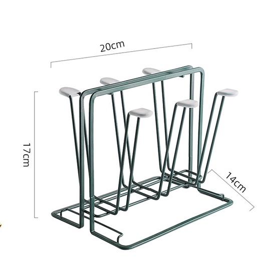 Úp cốc Inox vàng gương có khay hứng nước kèm núm bọc chống trượt | ÚP LY CỐC CÓ KHAY HỨNG NƯỚC