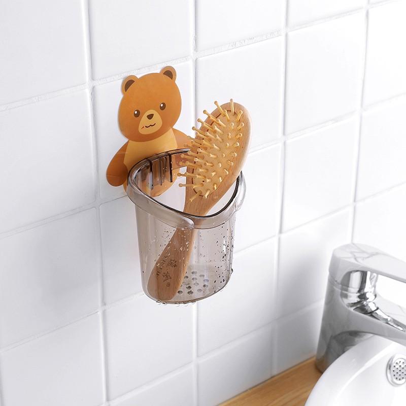 Đồ Đựng Bàn Chải Kem Đánh Răng Hình Gấu Dễ Thương