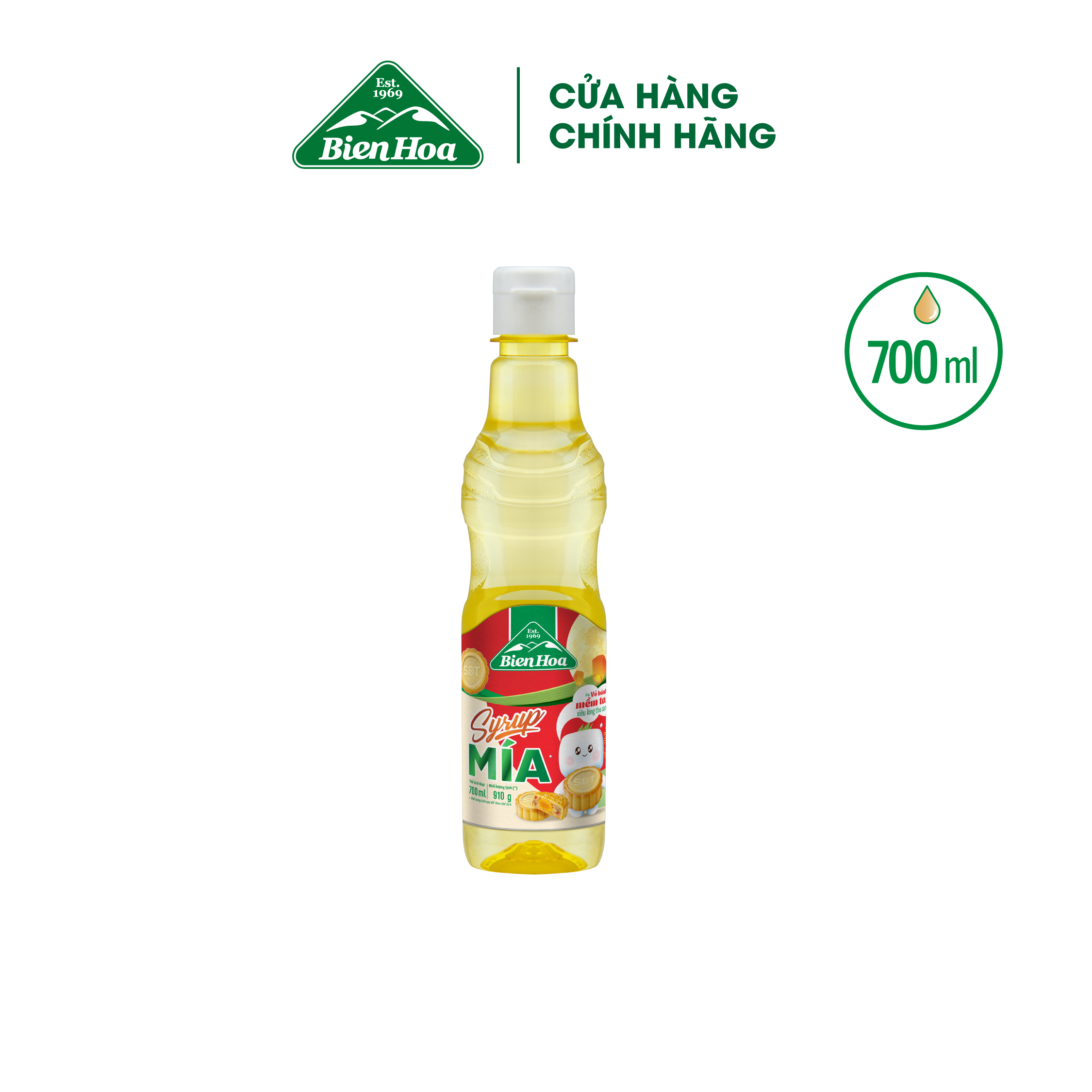 Thùng 12 Chai Syrup Mía Biên Hòa 700ml/Chai
