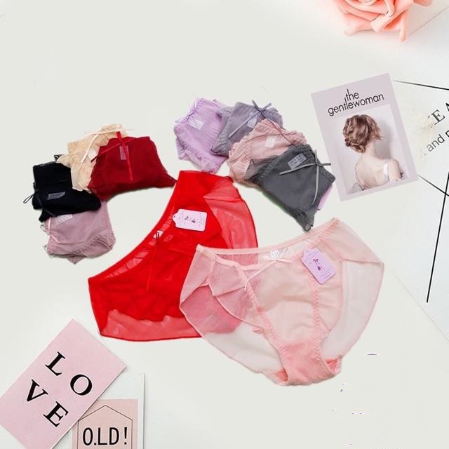 Combo 10 Quần lót ren lưới tàng hình