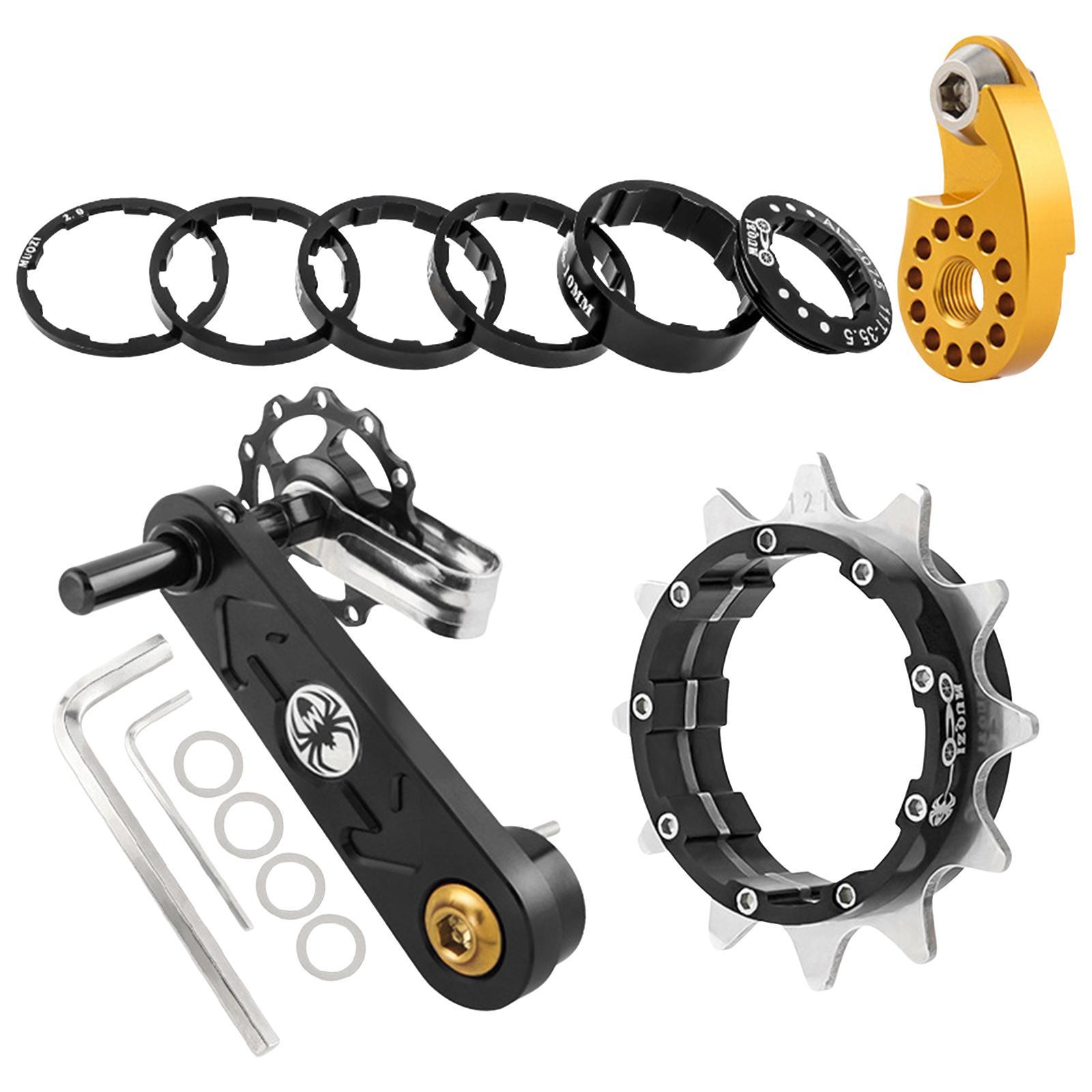 Mountain Bike Single Speed Conversion Chain Tensioner Portable Wrench Regulator Single Speed Cassette Repair Cycling Accessories
