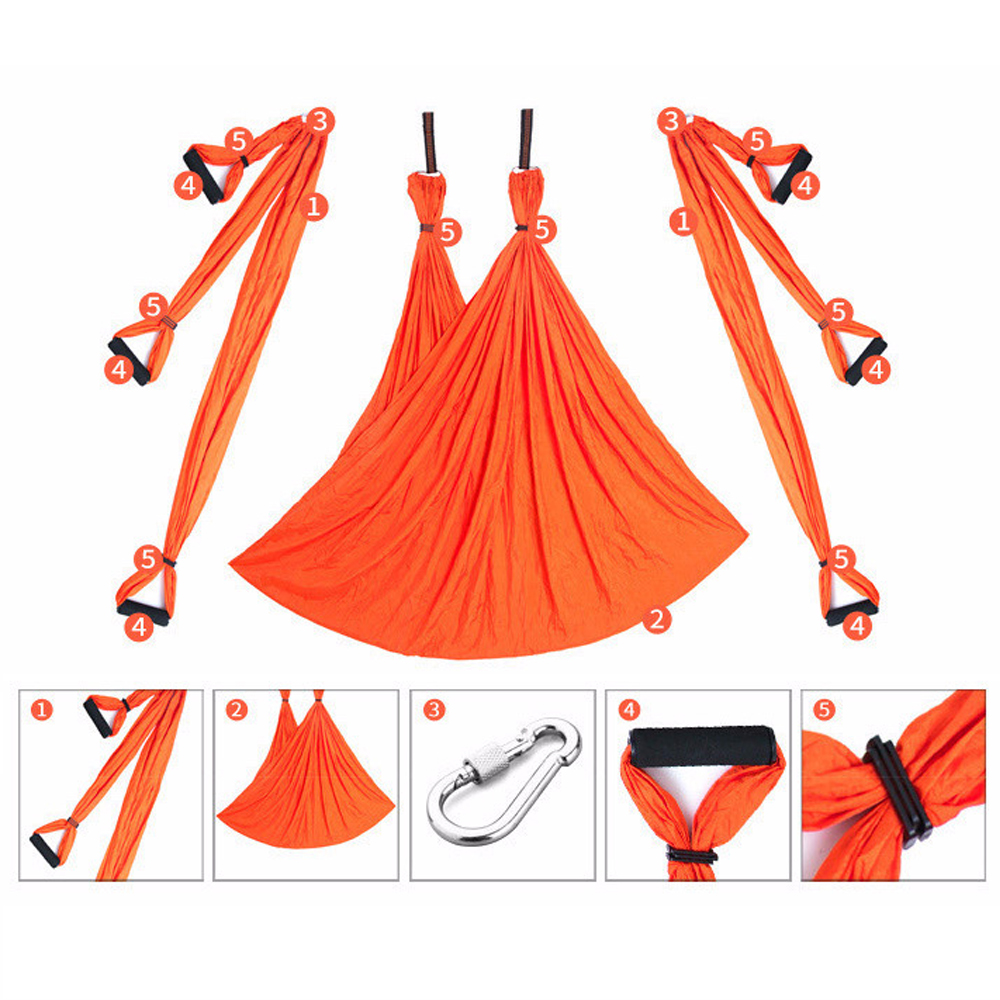 Full Set Võng Yoga Bay Đầy Đủ Dụng Cụ