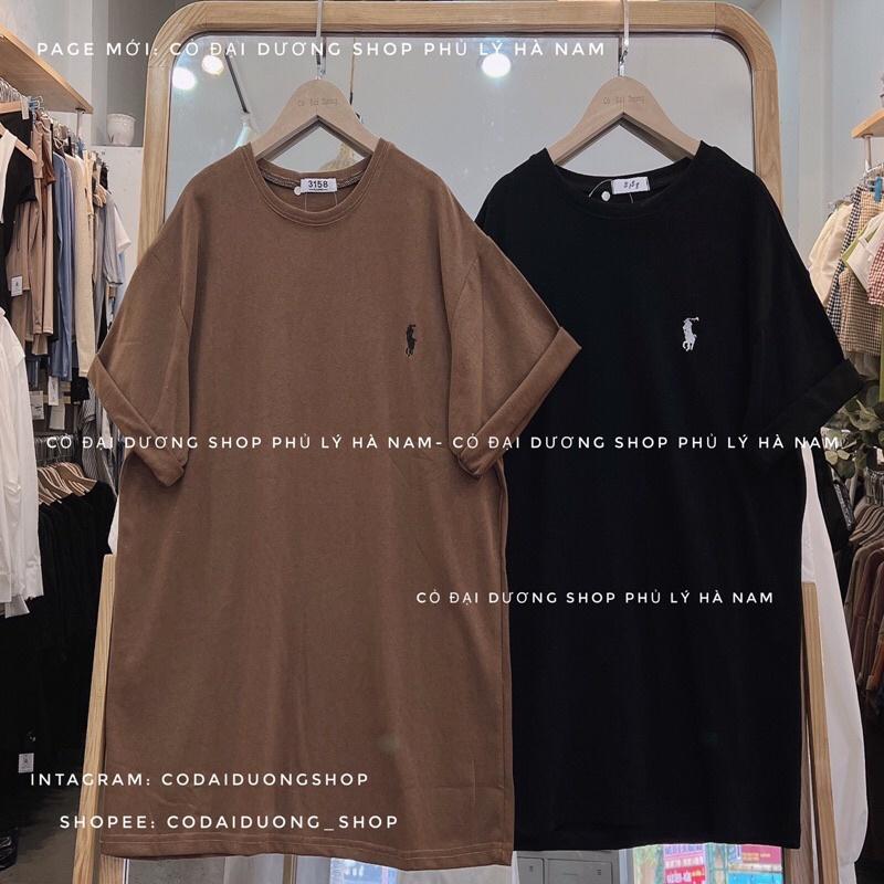 Áo phông thêu ngựa cộc tay