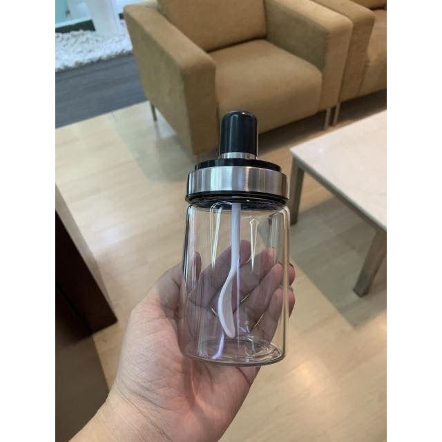 Hũ Đựng Gia Vị nhà bếp Kèm Muỗng Cực Xịn