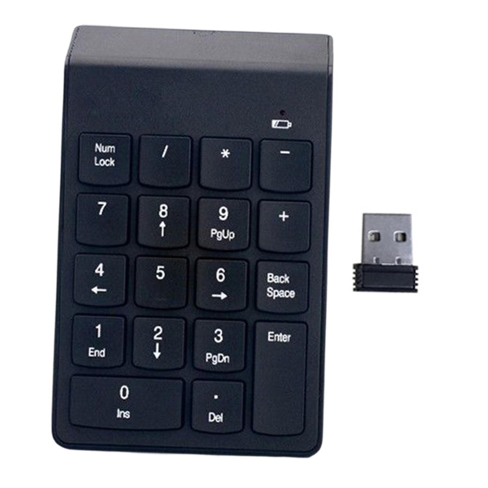 USB Numeric Keypad 18 Keys 18 Keys Faster Data Input Minimalist Design Mini