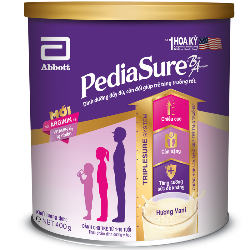 Combo 4 Lon Sữa Bột Pediasure (400g)