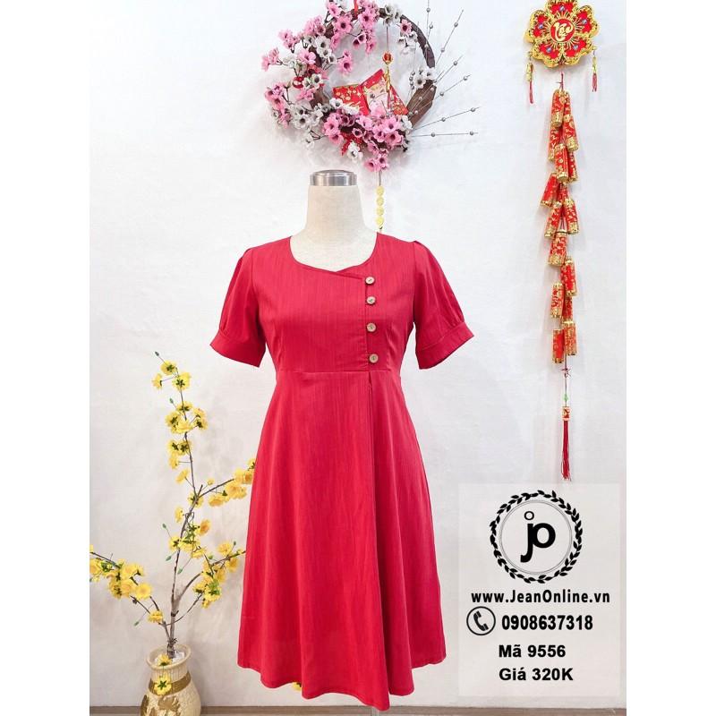 Đầm Linen Nút Gỗ đầm bigsize, thời trang ngoại cỡ, thời trang nữ