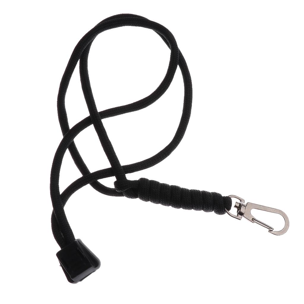 Outdoor Camping Survival Parachute Cord Paracord Lanyard keychain with Clip