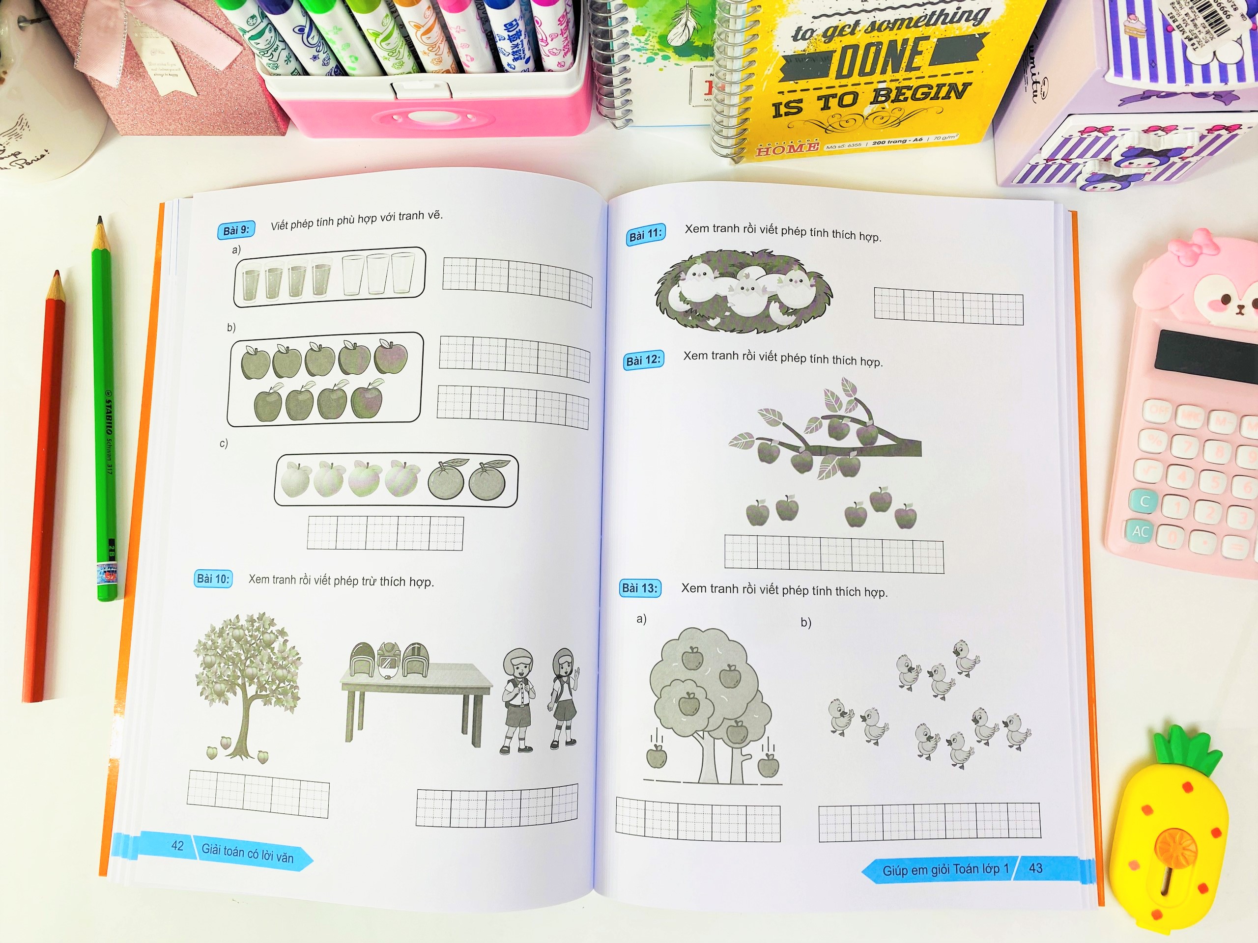 Hình ảnh Sách - Giúp Em Giỏi Toán Lớp 1 - Biên soạn theo chương trình GDPT mới - ndbooks