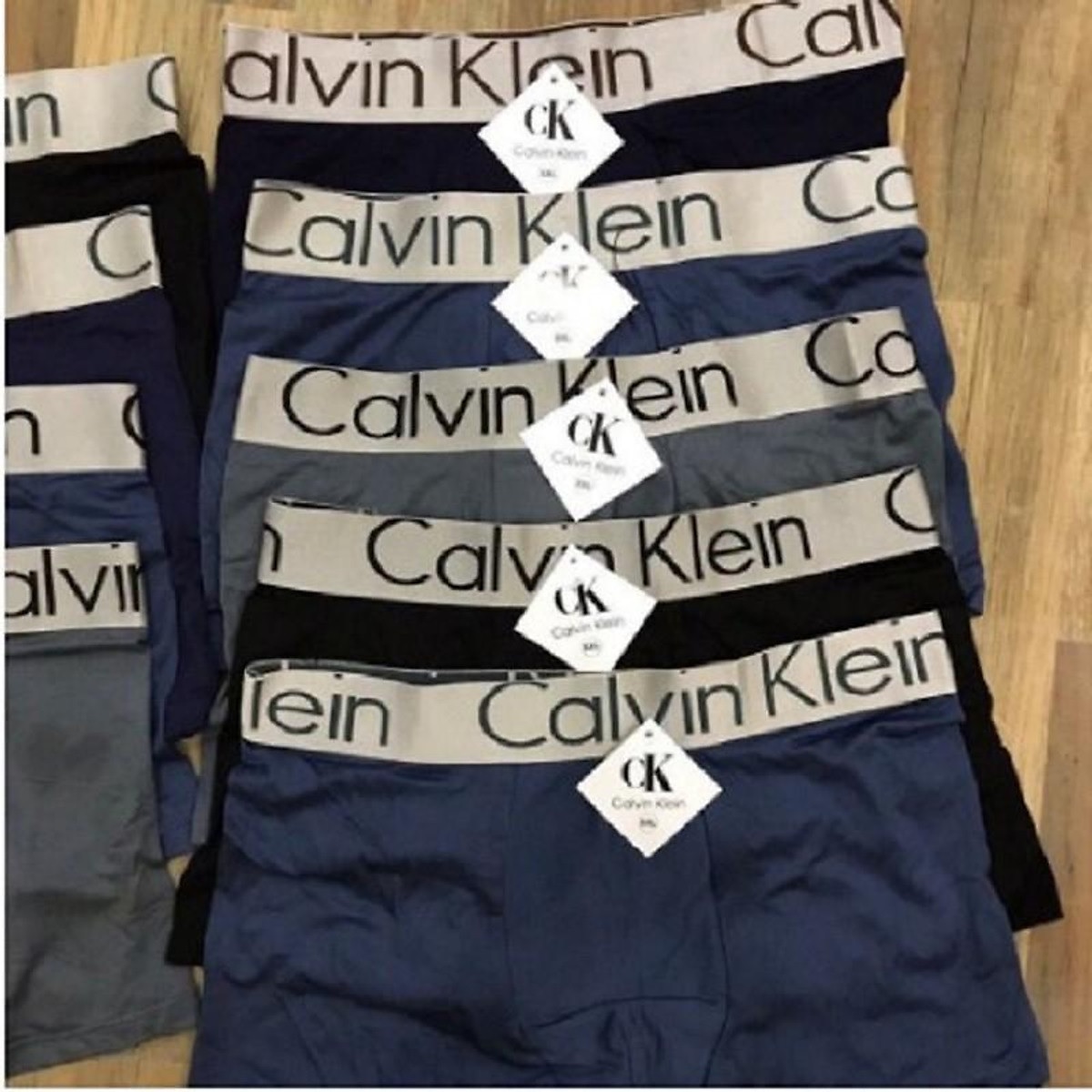 Hộp 5 Chiếc Quần Lót Nam Đùi Cạp Bạc Cotton Thun Siêu Mềm Mát