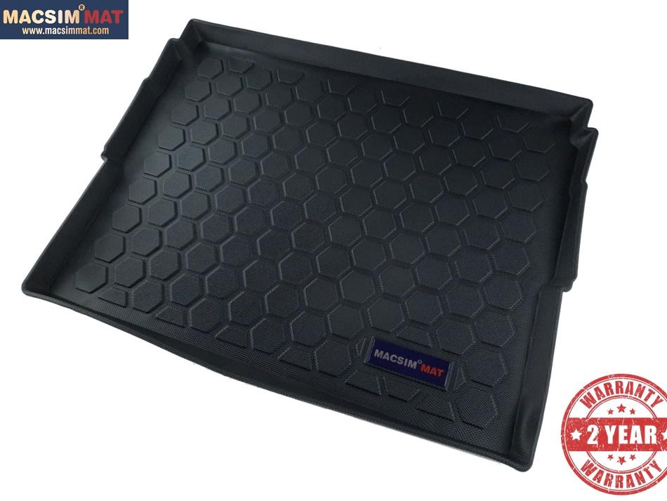 Thảm lót cốp Peugeot 3008 2013-2015 nhãn hiệu Macsim chất liệu TPV cao cấp màu đen