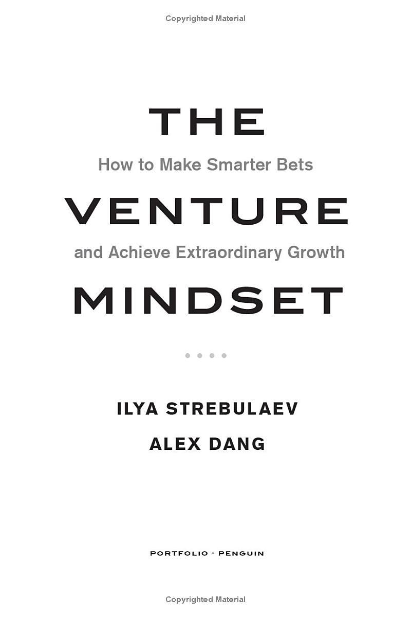 Sách ngoại văn: The Venture Mindset
