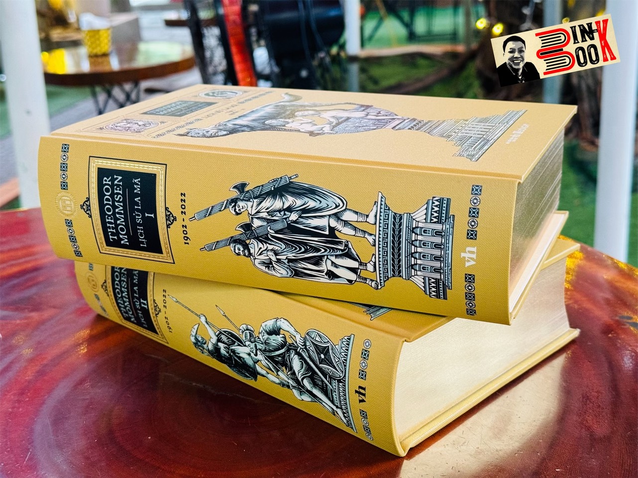 (Combo 2 tập) [bìa Heritage Library Buckram] [Tủ sách trăm năm Nobel] LỊCH SỬ LA MÃ - Theodor Mommsen - Tập I (Quyển I – II) và Tập II (Quyển III) – Đông A