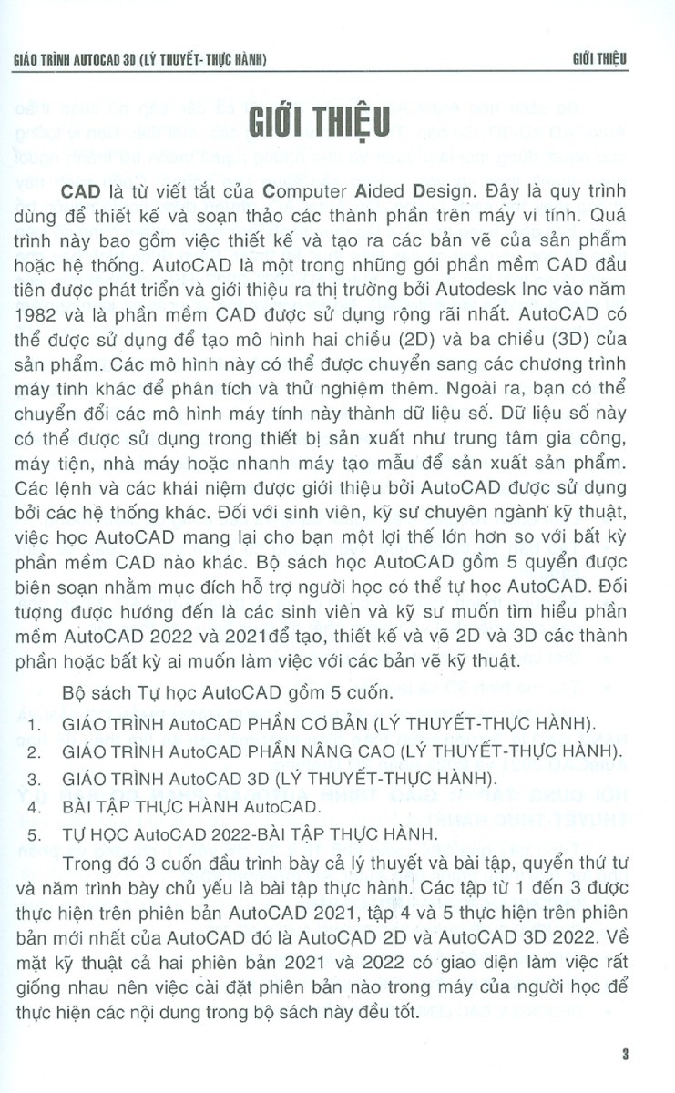 Giáo Trình Autocad 3D - Lý Thuyết-Thực Hành _STK