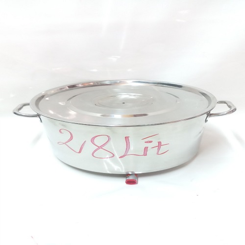 NỒI INOX 28 LÍT DÀY NẤU NƯỚC LÈO,HẦM XƯƠNG,CAO CẤP KHÔNG RỈ SÉT.