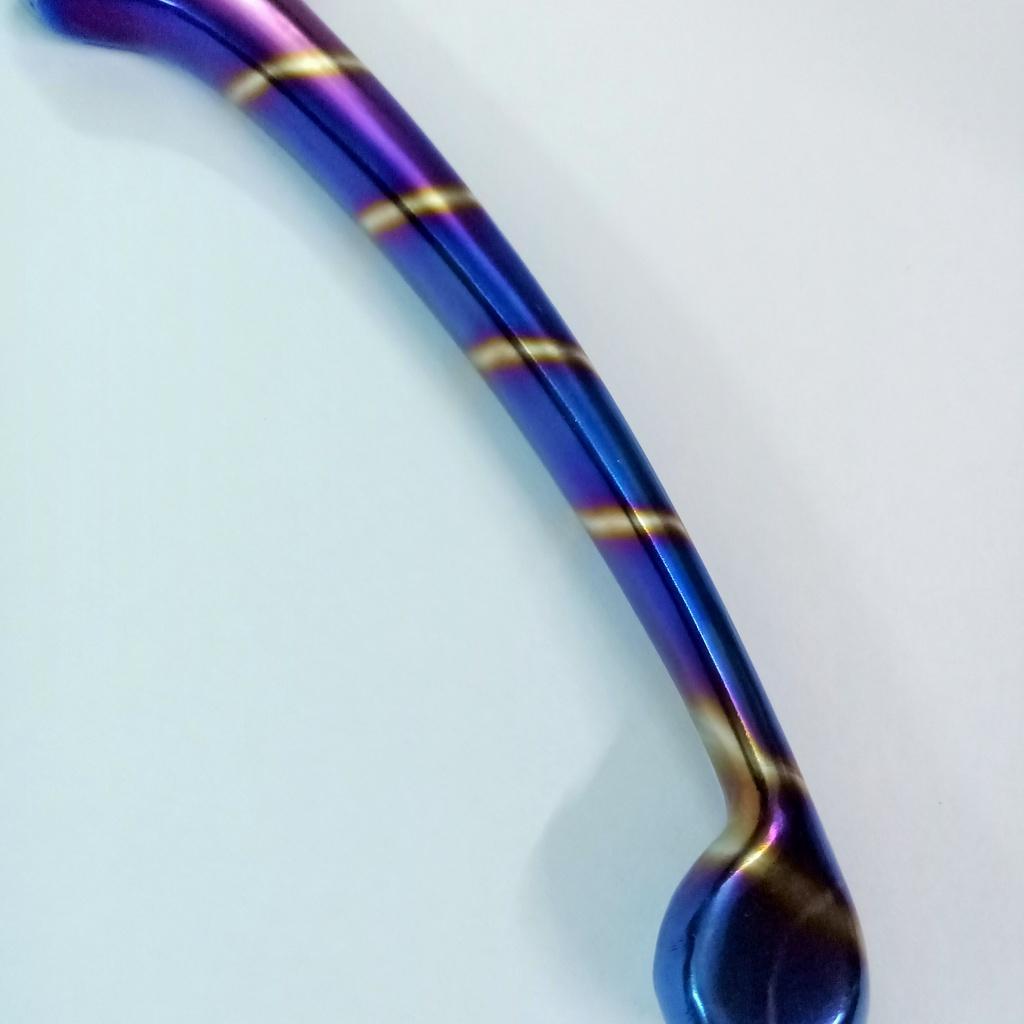 TAY THẮNG ĐÙM CHO WAVE NHỎ INOX MÀU TITAN