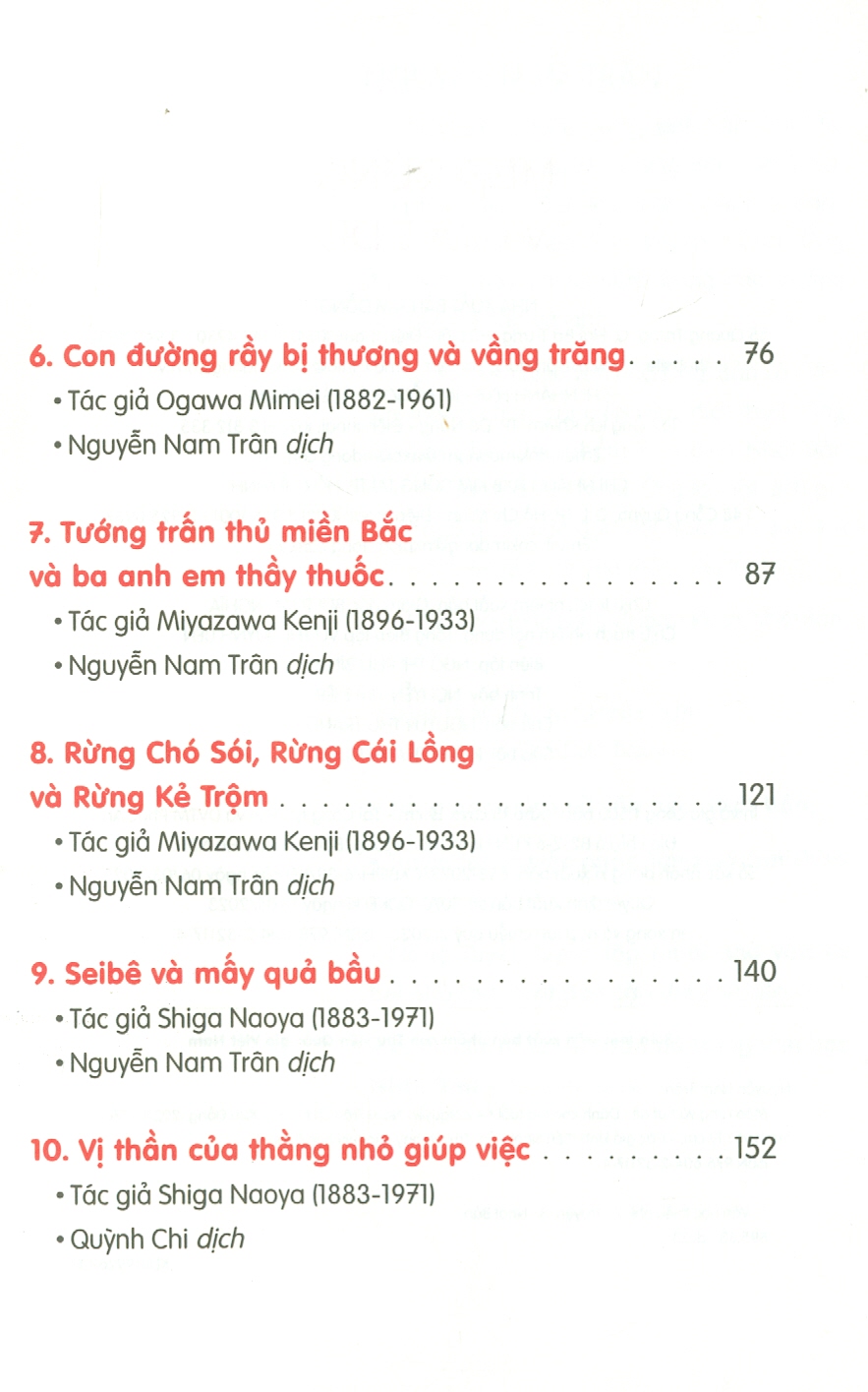 Tác Giả Kinh Điển Nhật Bản - Truyện Hay Cho Tuổi Học Đường - Tập 1: Mèo Rừng Và Hạt Dẻ