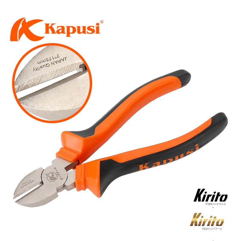 Kìm cắt cỡ 7 inch/175mm hãng Kapusi Nhật Bản cao cấp mạ niken