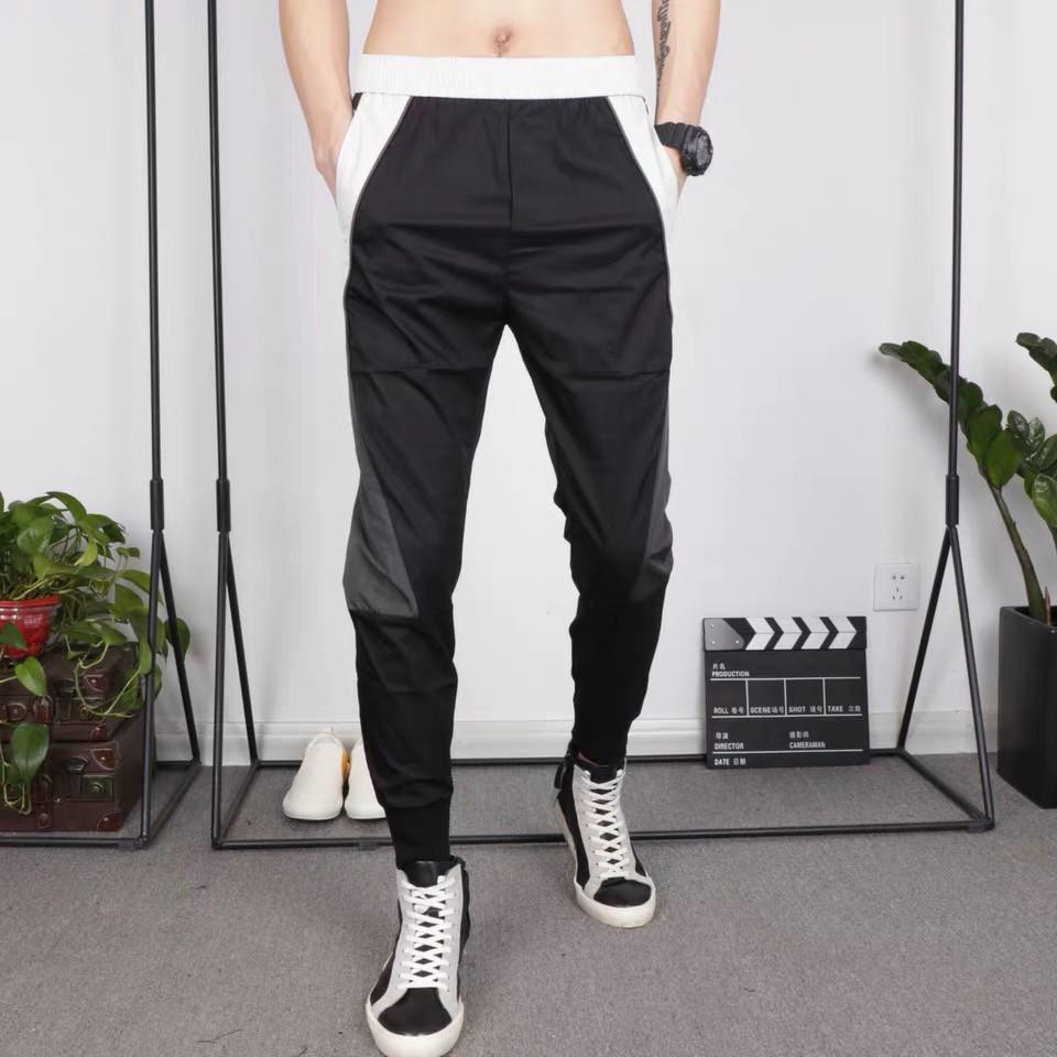 Quần JOGGER  nam phối White and Black phong cách hàn Quốc trẻ trung
