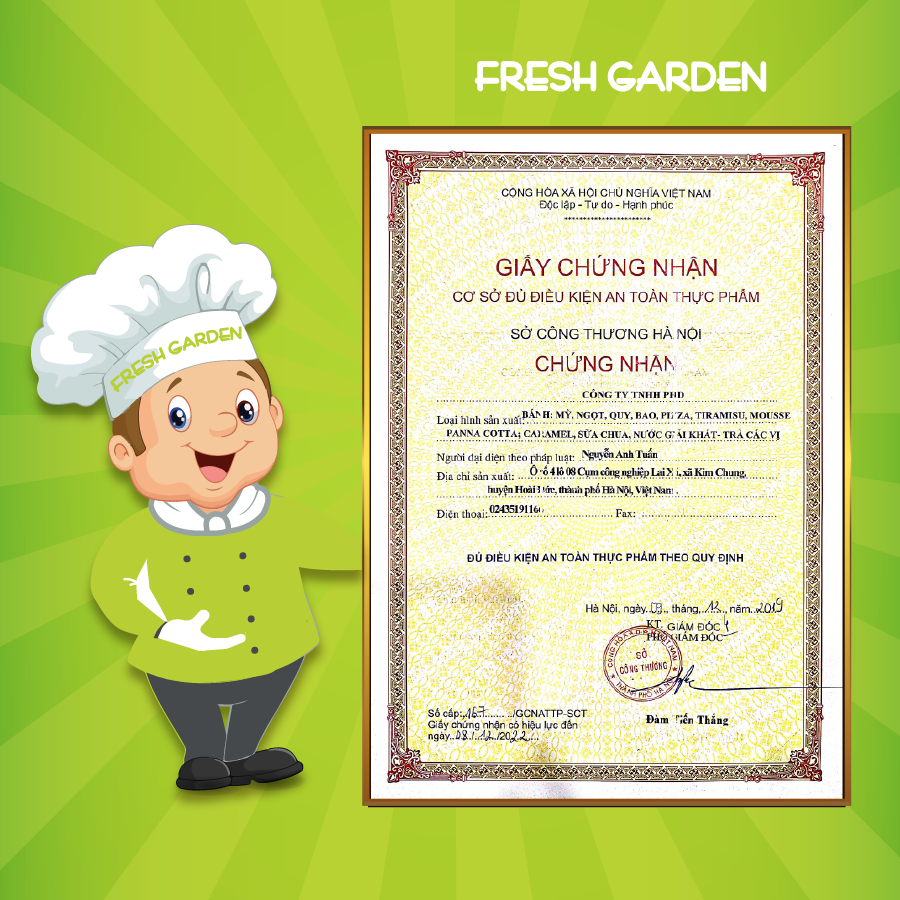 Quà Tặng Không Bán FRESH GARDEN Khi Mua Bánh Quy Tết