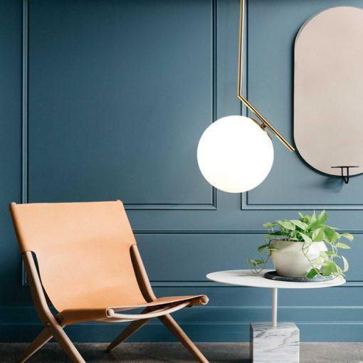 Đèn thả chao thủy tinh Moonlight cao cấp chưa bao gồm bóng đèn TTK.03F