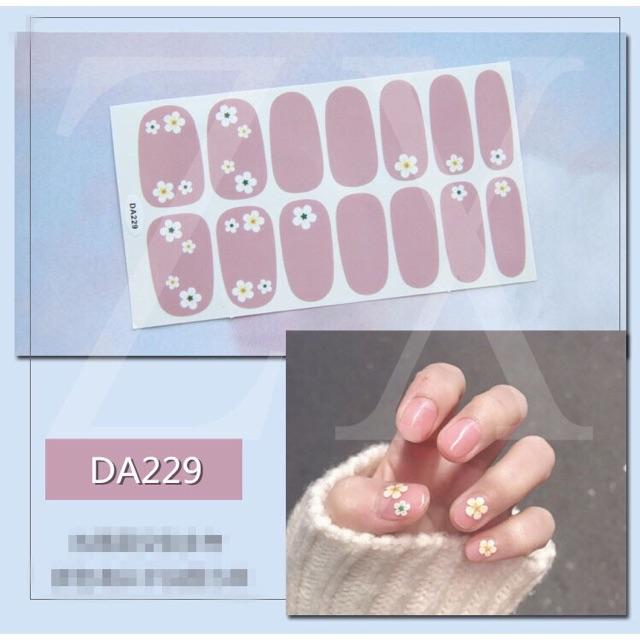 Set dán móng tay Nails dán nghệ thuật nhiều màu - có ngay bộ móng đẹp trong 5 phút (Nail wraps / Nail stickers) CAM03