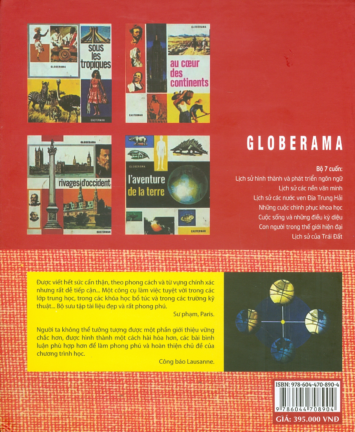 LỊCH SỬ CÁC NƯỚC VEN ĐỊA TRUNG HẢI - Globerama - Nguyễn Thị Thu Hà dịch -  MaiHaBooks