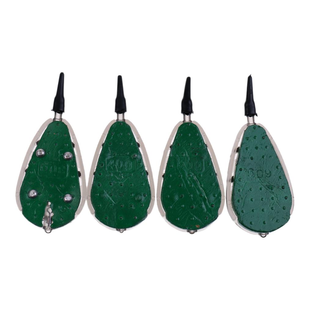 Fishing Inline Method Feeder Set 30g 40g 50g 60g Fishing Bait Cage & Mould