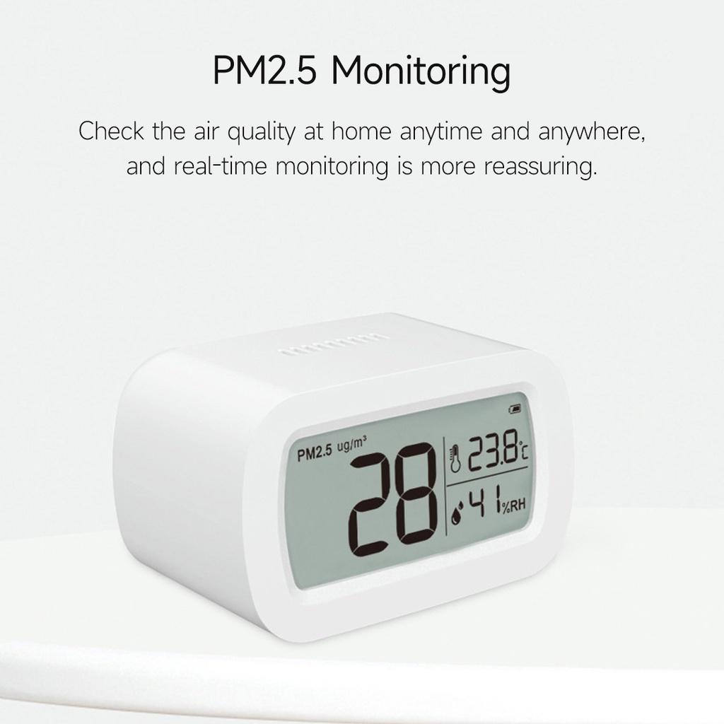 Máy Đo Độ Ẩm Không Khí PM2.5 HD Có Màn Hình Hiển Thị Nhiệt Độ Tiện Dụng Cho Gia Đình