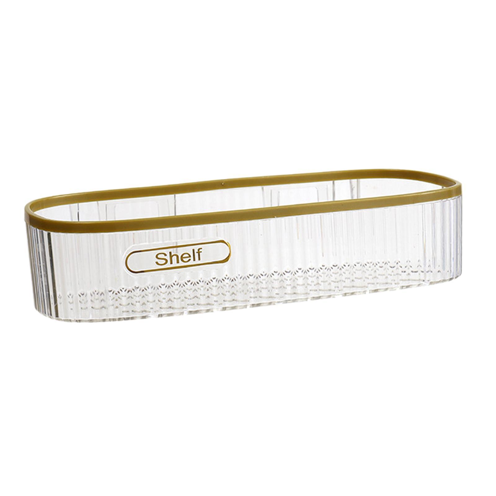 Wall Mount Shower Caddy Basket Shelf Cosmetic Organizer Floating Shelf for