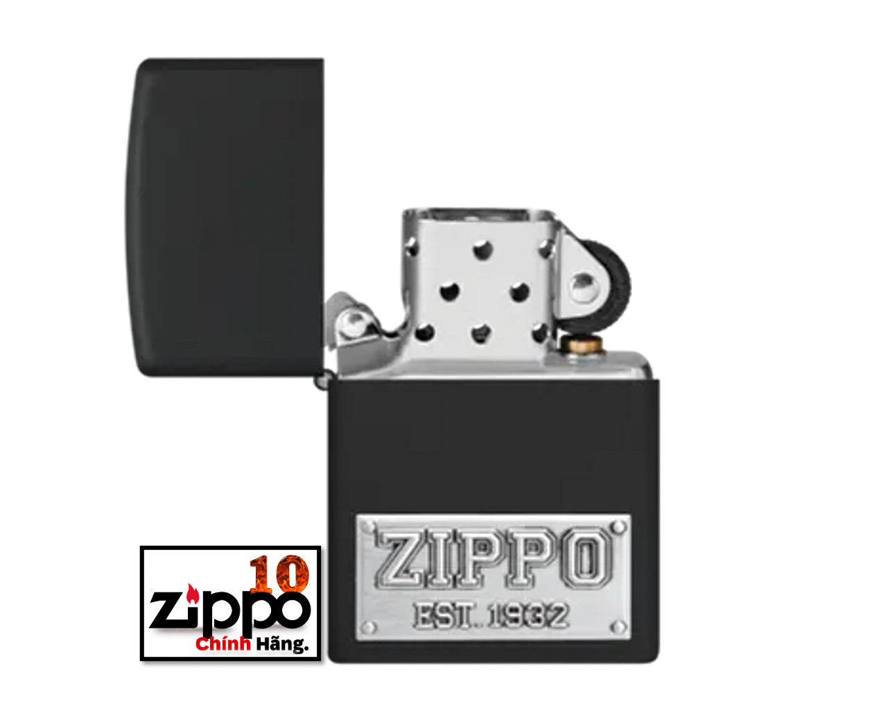 Bật lửa ZIPPO 48689 License Plate Emblem - Chính hãng 100%