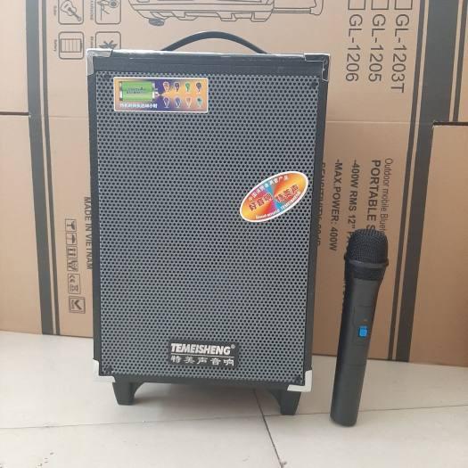 Loa kéo Temeisheng A8-2T - Loa kéo di động bass 2 tấc - Tặng kèm 1 micro không dây - Công suất lên đến 250W - Đầy đủ kn