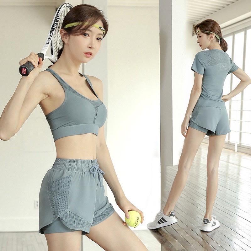 Set Bộ Đồ tập GYM Nữ 2021 GÂY BÃO cực mềm mịn, thoáng mát, co giãn, BAO CHẤT BAO GIÁ