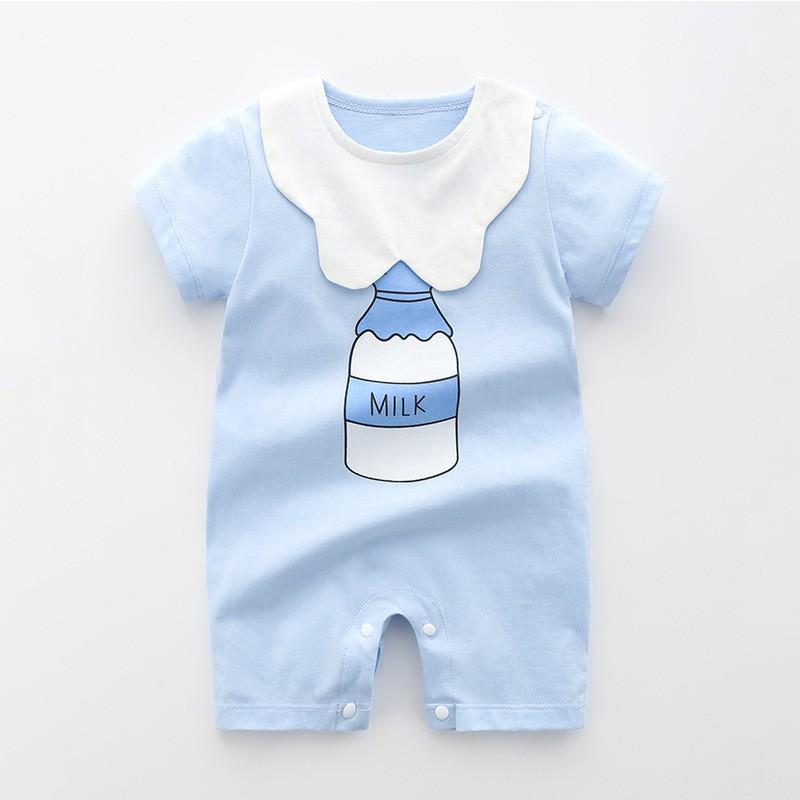 Bodysuit cho bé sơ sinh Hàng Quảng Châu Body đùi cotton cho bé trai bé gái