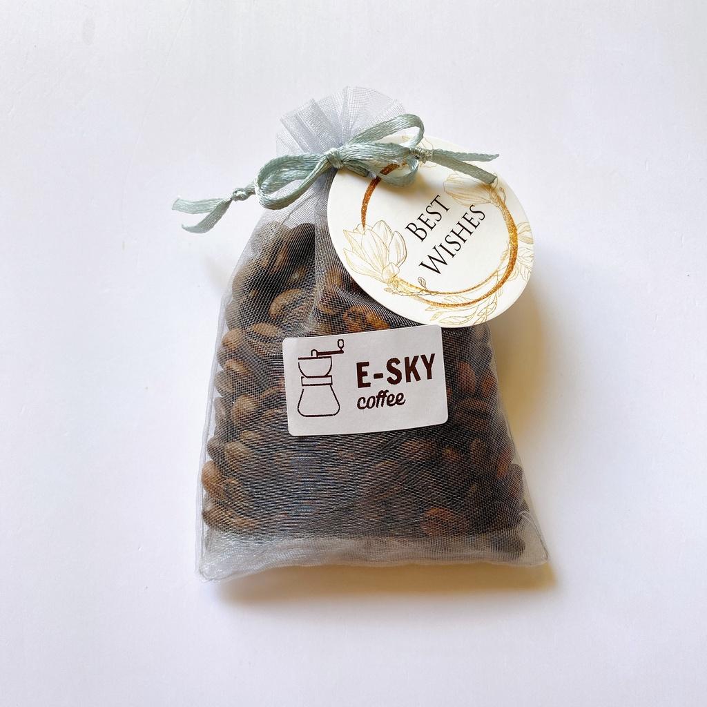 Túi Thơm Cà Phê E-Sky Coffee Khử Mùi Ô Tô, Tủ Lạnh, Tủ Quần Áo, Văn Phòng Túi Vải Voan 50Gr