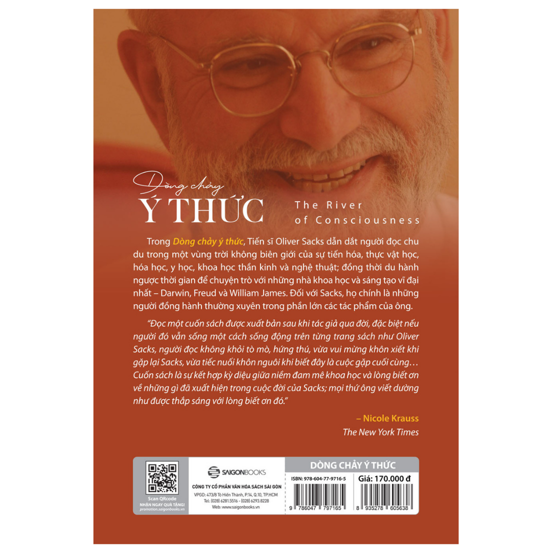 SÁCH - Dòng chảy ý thức (The River Of Consciousness) - Tác giả Oliver Sacks