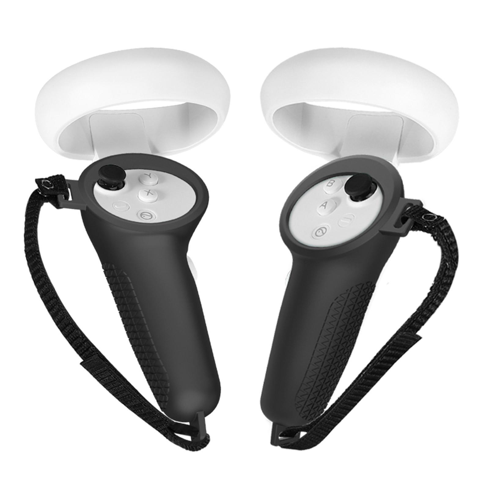 2Pcs Grip Cover, for Neo 3, Touch Controller Grip Accessories, Anti-Throw Handle Protective Sleeve with Adjustable Hand Strap