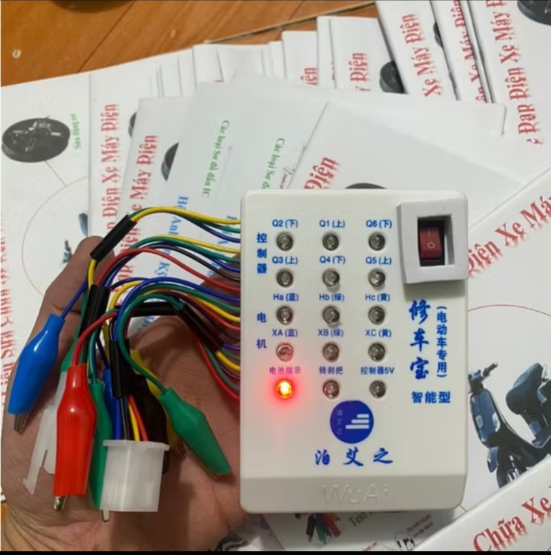 MÁY TEST LỔI TRÊN XE ĐIỆN XE ĐẠP ĐIỆN KÈM THEO BỘ TÀI LIỆU HÀNG CHUẨN