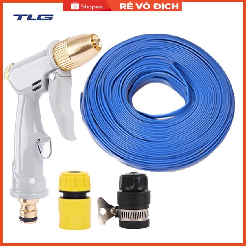 Bộ dây vòi xịt nước rửa xe, tưới cây tăng áp 3 lần, loại 20m 206846