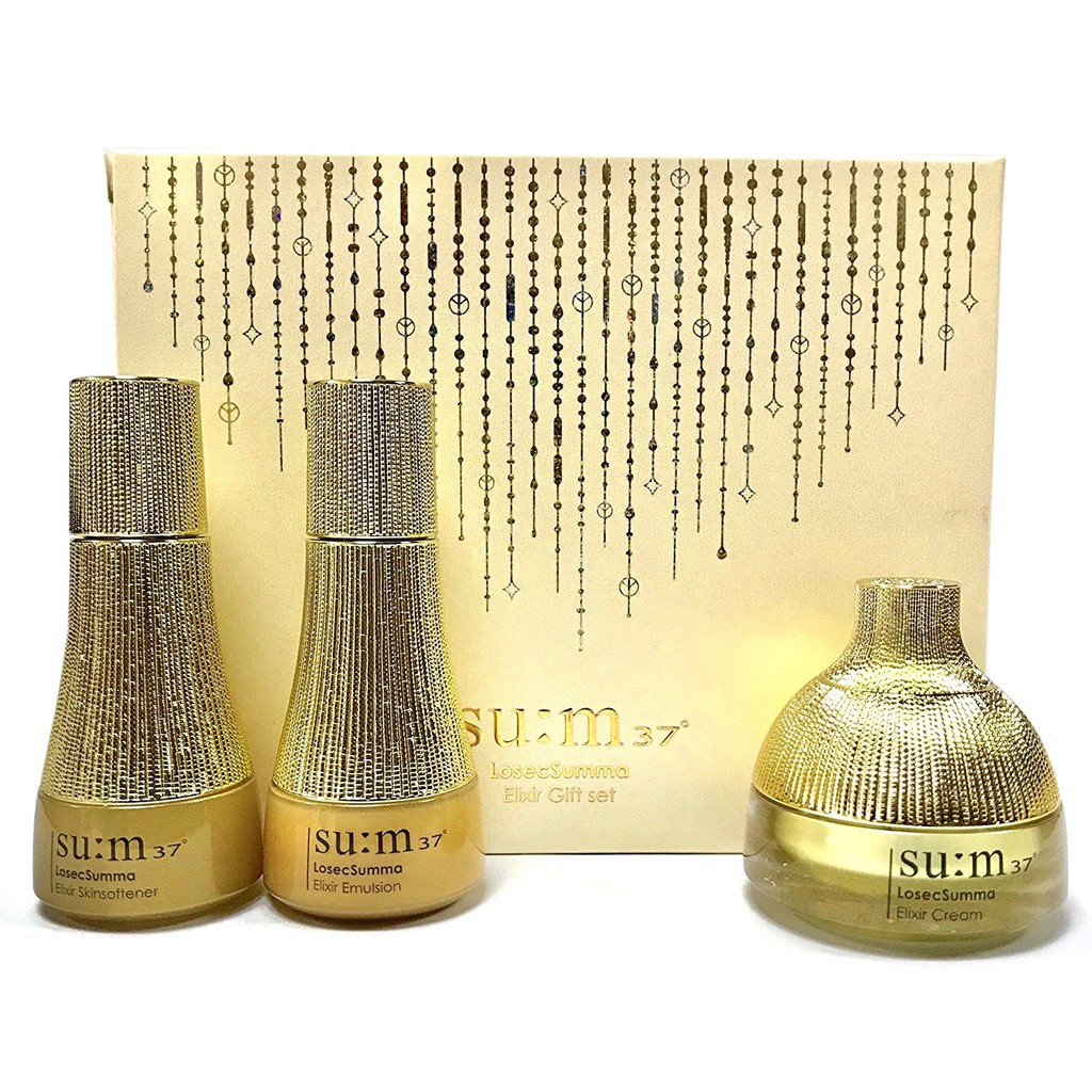 Bộ Dưỡng Chống Lão Hoá Su:m 37 LosecSumma Elixir 3pcs GWP Set 57ml