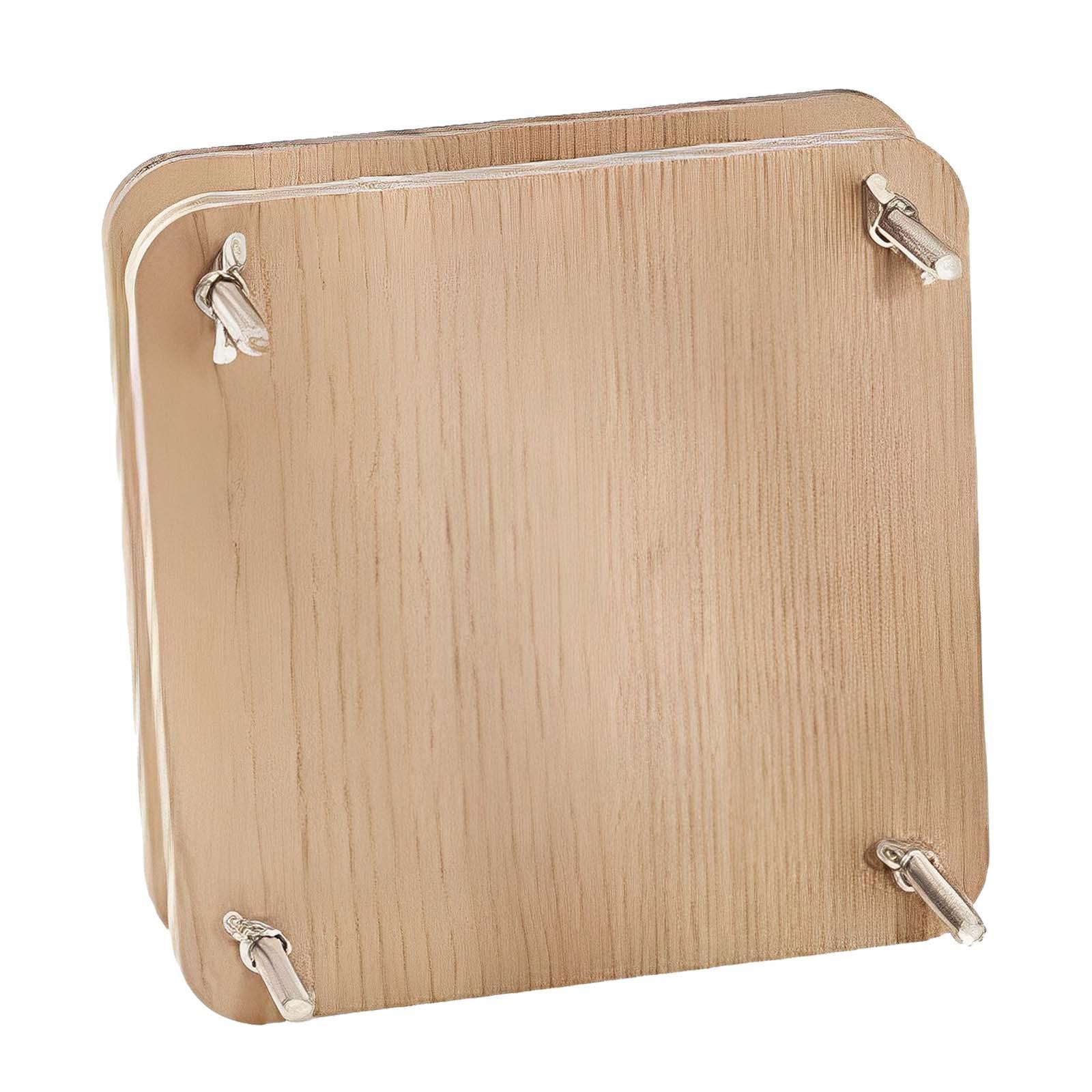 Large Set, 6 Layers 5.9x5.9inches DIY Wooden Flower Leaf Flower Pressing Tool for Adults