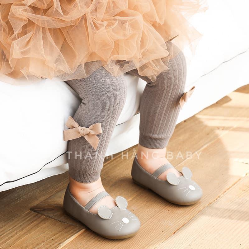 Quần Legging Cho Bé Gái, Quần Tất Hàn Nơ Xinh Cho Bé Thanh Hằng Baby Từ 6 tháng - 4 Tuổi