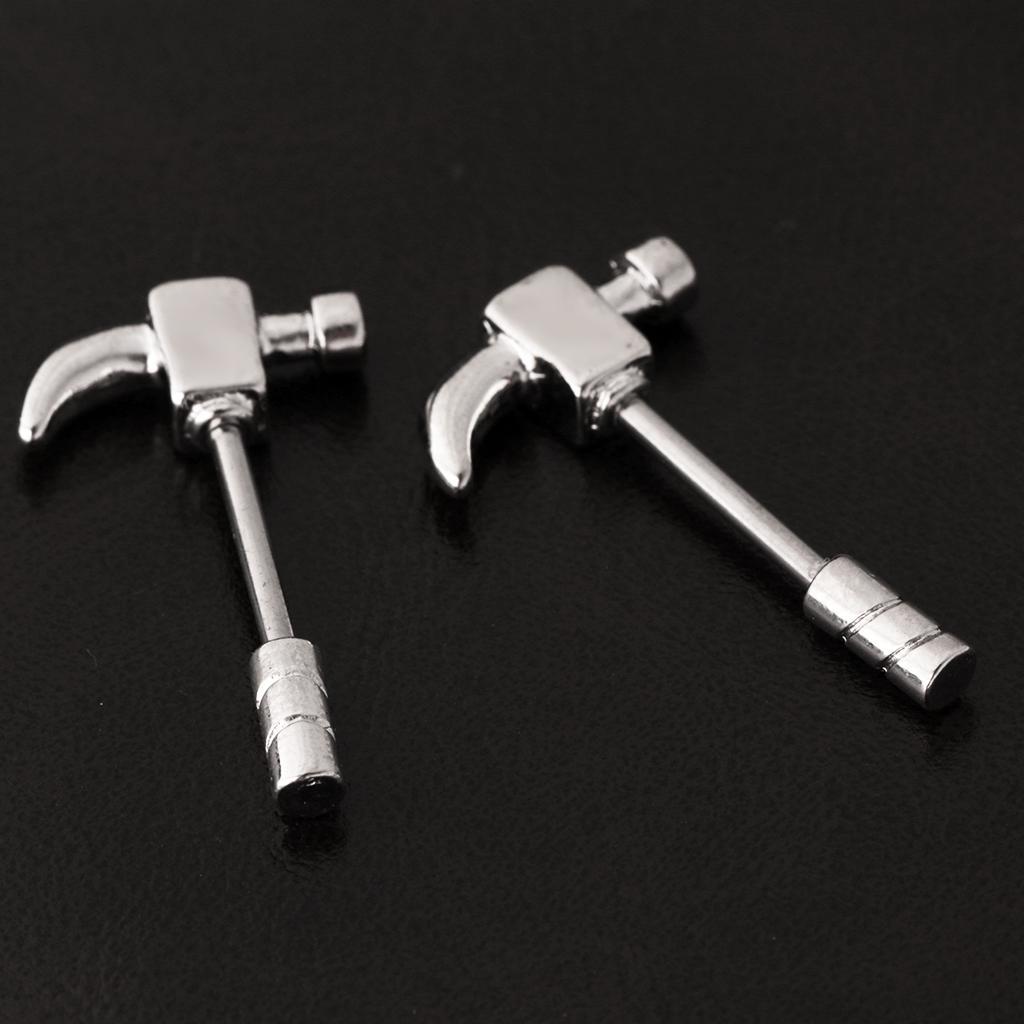 Bar  Barbell Stainless Steel   Jewelry