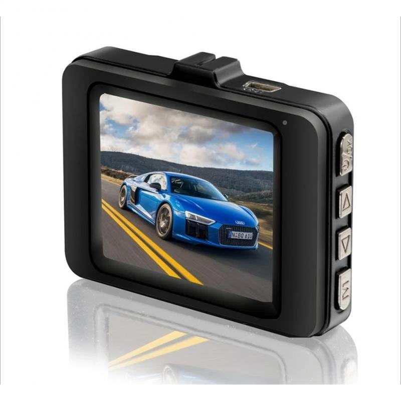 Xe Dash cam phía trước và camera phía trước DVR Video Recorder xe điện màu đen Hộp Full HD 1080p Night Vision Trình ghi điểm