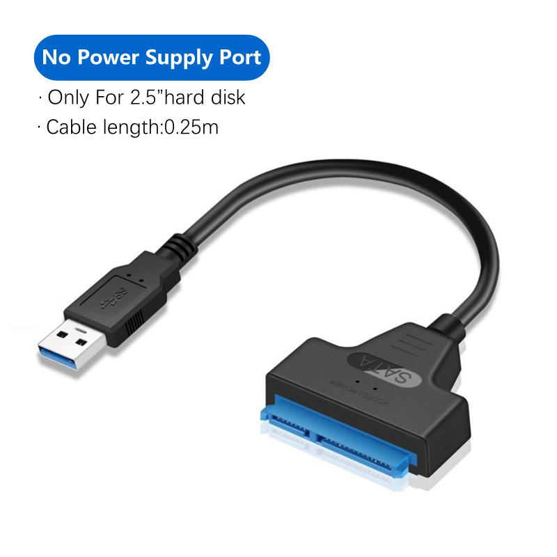 Bộ chuyển đổi SATA Cáp USB 3.0 sang SATA Converter 2.5 3,5 inch Super Speed Drive ổ đĩa cho HDD SSD USB 3.0 đến cáp SATA