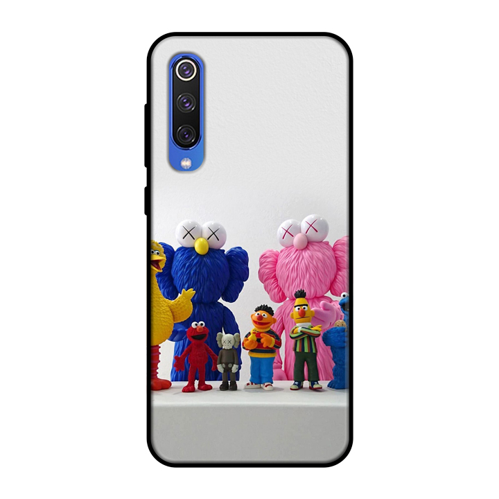 Ốp lưng điện thoại Xiaomi Mi 9 SE viền silicon dẻo TPU  hình Gấu KAW - Hàng chính hãng