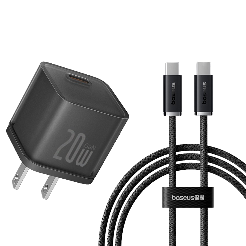 Combo Sạc Nhanh Baseus GaN5S Fast Charger 1C 20W/30W Cho iPhone 15 Series (Nhỏ gọn, sạc nhanh PD/Quick Charge) - Hàng chính hãng