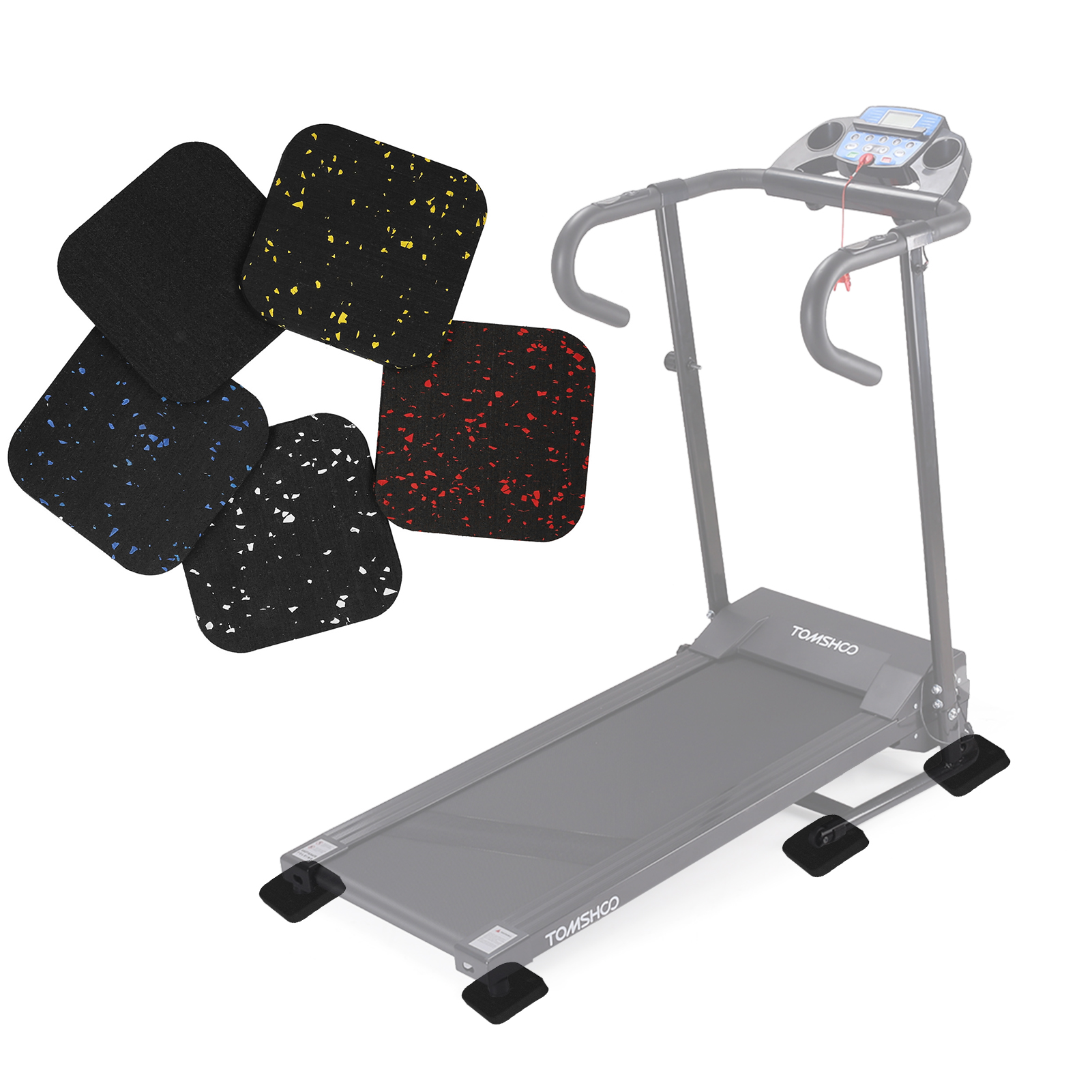 6 miếng đệm chống trượt giúp cố định cho máy chạy thể dục