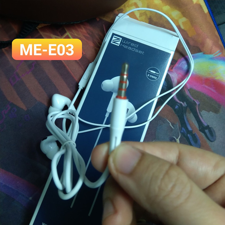 Tai nghe nhét tai ZUZG ME-E03 tích hợp micro đàm thoại - Hàng nhập khẩu